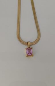 Pink Gem Pop Pendant