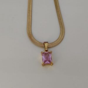 Pink Gem Pop Pendant