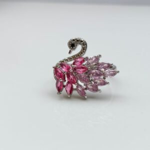 Rose Elegance Swan ring